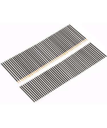 DRESSOOS 100pcs Cosmetics Brush Eyeshadow Eye Makeup Liquid Makeup Angled Eyeliner Brush White 10X0.5X0.5cm White - Buy Online on GoSupps.com