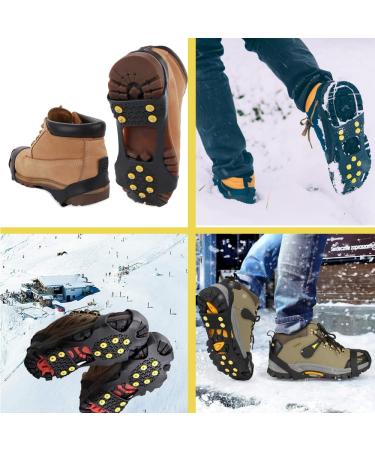 GeDiz Anti-Slip Shoe Spikes | Size 39-44 Replacement Claws for Winter Safety | Universal Fit for Every Shoe - Buy Online on GoSupps.com