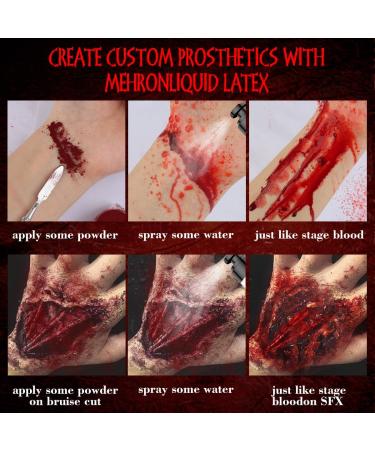 DE'LANC Artificial Blood Powder - Water-Soluble Fake SFX Makeup for Halloween Parties - 3g/0.10 Oz - Buy Online on GoSupps.com