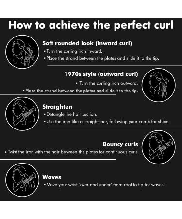 2-in-1 Hot & Cool Pro Styler: Ceramic Curling Iron for Long-Lasting Defined Curls - Adjustable Temperature & Automatic Shut-Off - Buy Online on GoSupps.com