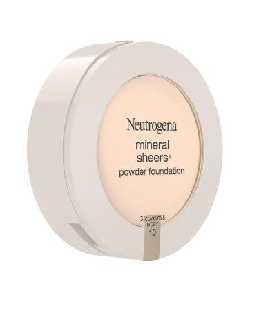 Neutrogena Mineral Sheers Compact Powder Foundation - Oil-Free, Fragrance-Free, Classic Ivory (Pack of 2) - 10.34 oz - Buy Online on GoSupps.com