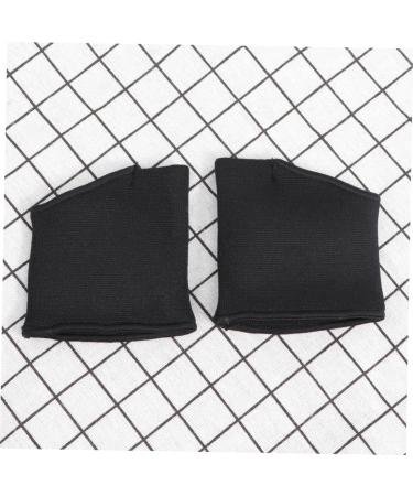 Heel Cushioning Pads & Metatarsal Sleeve Set for Hallux Valgus & Bunion Relief - Black, 2pcs - Buy Online on GoSupps.com