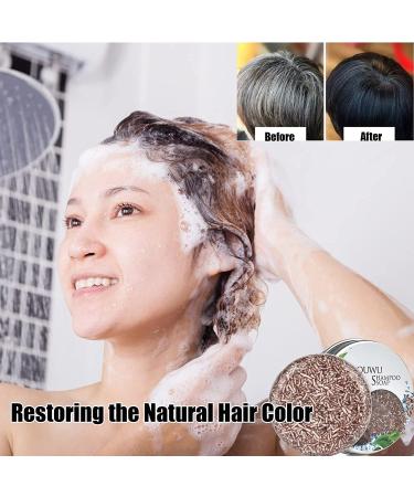 3-Pack Organic Hira Darkening Shampoo Bar & Conditioner | Natural Hair Care - Unisex | Polygonum Infused - Buy Online on GoSupps.com