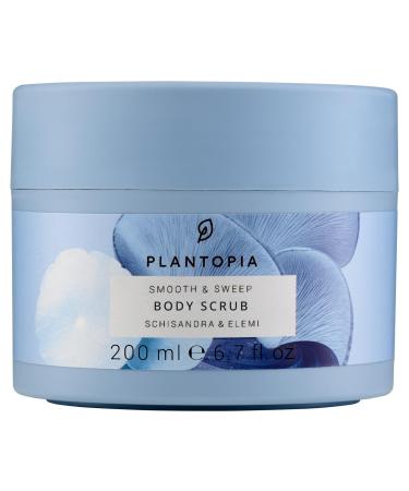 Plantopia Detoxification and Purification Body Scrub "Smooth and Sweep" - Natural Detoxifying and Cleansing, Gently Exfoliates and Moisturizes the Skin 200 ml