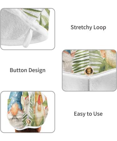 Buy Three Tropical Dwarf Hair Towels 2 Pack | Super Absorbent Quick Dry Hair Turbans for Women & Girls - Buy Online on GoSupps.com