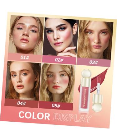 MAGICLULU 5pcs Blush Face Sheer Flush Makeup Creamy Eyeshadow Eye Shadow Pigment Pigment Rouge Lasting - Buy Online on GoSupps.com