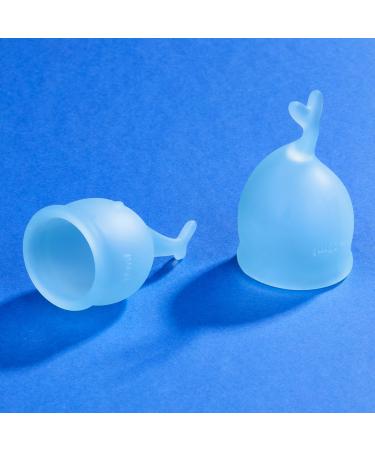 Satisfyer Feel Secure Menstrual Cup - Reusable Silicone Period Cup with 2 Sizes for All Flows - Soft Flexible Easy Insertion & Removal - Buy Internationally - Buy Online on GoSupps.com