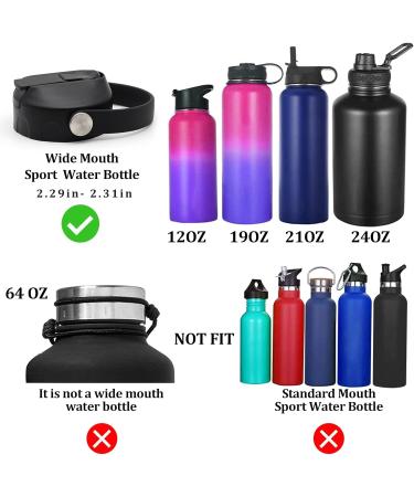 Buy Phulwel Auto-Flip Kiden for Hydro Flask Wide Mouth - Replacement Lid with Button Closure (Black) - Sports Caps Water Bottle Accessories - Buy Online on GoSupps.com