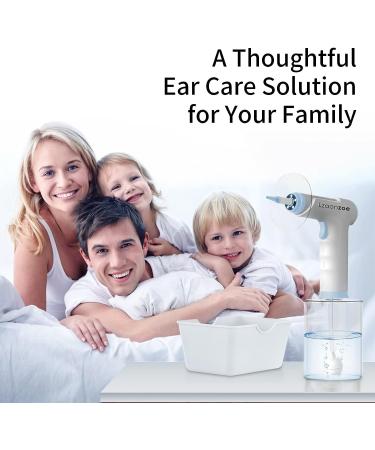 Ear Wax Removal Kit - Safe & Effective Ear Cleaning with Earigator, 4 Water Pressure Levels & 15 Tips - Buy Online on GoSupps.com