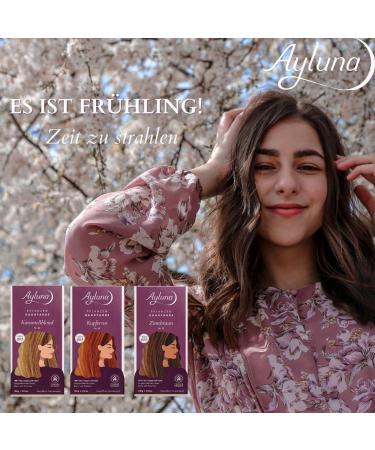 Ayluna Plant Hair Color 60 Chillirot - Vegan Ammonia-Free Formula for Long-Lasting Gloss & 100% Gray Coverage - 100g Pack - Buy Online on GoSupps.com