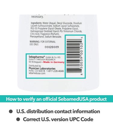 Sebamed Everyday Shampoo 6.8 fl oz - Gentle pH-Balanced Hair Care - Buy Online on GoSupps.com