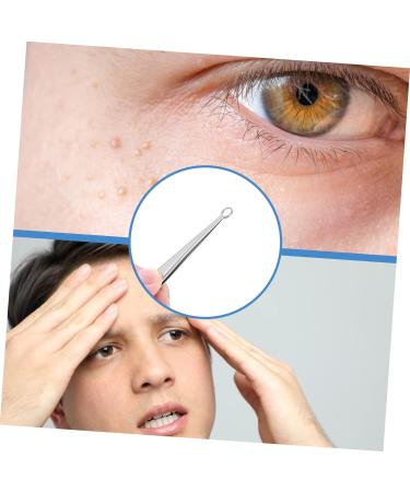 POPETPOP 1pc Clip Pimple Tweezers Blemish Remover Beauty Tweezers Eyebrow Tweezers Whitehead Extractor Comedone Extractor Tool Nasal Hair Clippers Stainless Steel Popper Hair Removal 12X1cm - Buy Online on GoSupps.com