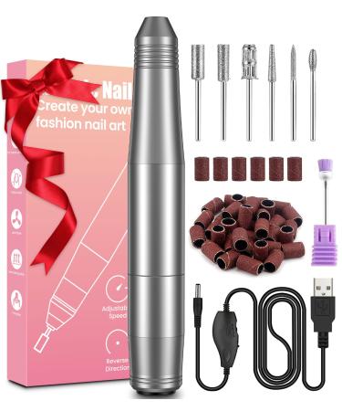 Nail drill nail miller manicure set electrical milling cutter for gelail 20 000 rpm electrical nail files at adjustable speed and direction for gelail acrylic nails natural nails - Buy Online on GoSupps.com