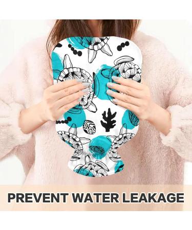 Hot Water Bottles with Turtle Cover | 2L Pain Relief for Cramps Feet & Bed Warmer - International Shipping - Buy Online on GoSupps.com
