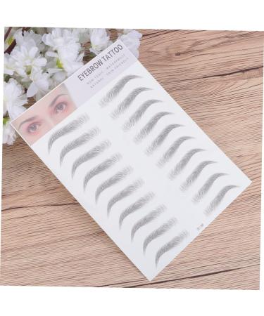 PACKOVE Autocollants de Transfert Sourcils 2 Pi ces Noir Faux Sourcils Temporaires pour Femmes Clairsem es Effet Poils Usage Maquillage Quotidien - Buy Online on GoSupps.com