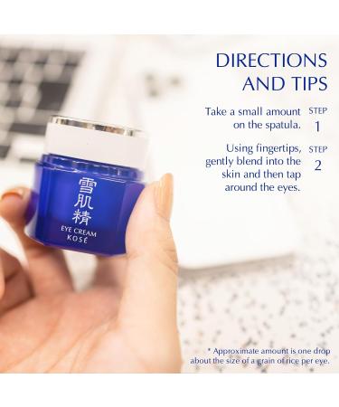 SEKKISEI Eye Cream - Ceramide & Collagen Boosting Moisturizer 0.07 oz - Hydrating Eye Care for All Skin Types - International Shipping Available - Buy Online on GoSupps.com
