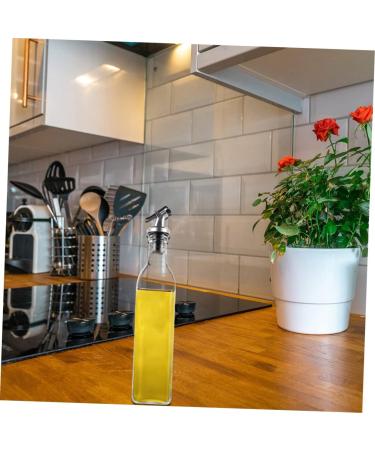 Zerodeko 1pc Oil Can Glass Olive Oil Decanter Oil Storage Bottle Spout Control Oil Pot Oil Volume Cruet Glass Vinegar Bottle Oil Storage Container Oil Bottle Dispenser Household - Buy Online on GoSupps.com