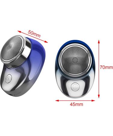 Perfk Electric Facial Hair Trimmer for Men - IPX7 Waterproof Pain-Free Mini Shaver for Wet & Dry Use - Buy Online on GoSupps.com