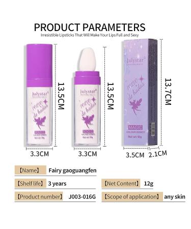 2Pcs Fairy Highlight Patting Powder Stick Makeup - White Moonbeam - Buy Online on GoSupps.com
