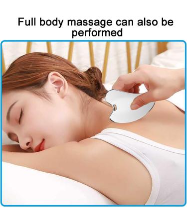 Buy AQSQWQ Heart Shape Gua Sha Stein | Stainless Steel Facial Massage Tool for Jaw Shaping & Reducing Swelling - International Shipping Available - Buy Online on GoSupps.com