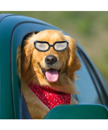 Small Dog Glasses - Adjustable UV Protection Sunglasses for Puppies & Cats | Windproof & Snow-Safe with Flexible Straps - Buy Online on GoSupps.com