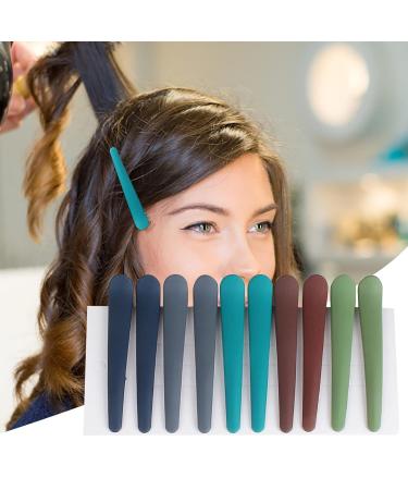 Non-Slip Hair Clips for Thick Hair - 10 Colorful Duck Beak Styling Clips for Women | Easy Hair Management - Buy Online on GoSupps.com