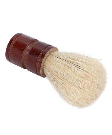 Professional Hair Shaving Brush with Wooden Handle - Ideal for Beard Grooming & Shaving Cream Application - Buy Online on GoSupps.com