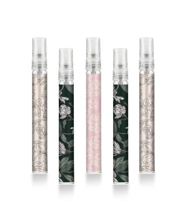 Shu mizara Portable Mini Refillable Perfume Atomizer Bottle Atomizer Travel Size Spray Bottles Accessories Atomizer Perfume Bottle Scent Pump Case for Travel Pink