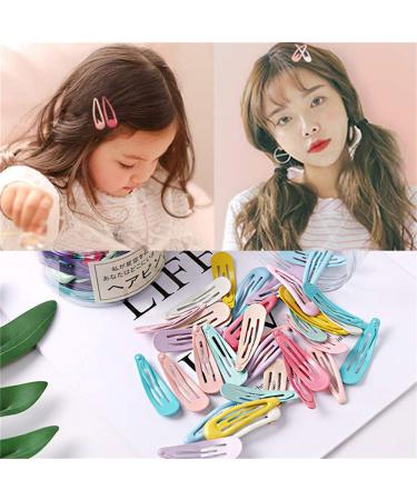 Snap Hair Clips - 30 Non-Slip Metal Hair Accessories for Women & Girls | Colorful BB Hair Pins for Kids - Buy Online on GoSupps.com