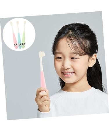 JE COMPRIS 3ST Travel Toothbrush for Children - Manual Mini Cleaning Brush & Accessories for Toddler Girls - Buy Online on GoSupps.com