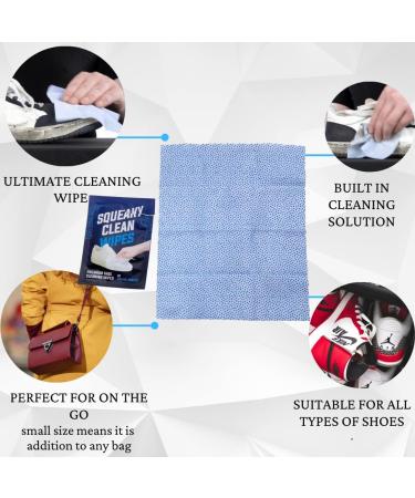 Premium Squeaky Clean Wipes for All Shoes - 24 Pack Individually Wrapped - Dual Textured - Portable Resealable Bag - Keep Your Footwear Looking Brand New! - Buy Online on GoSupps.com