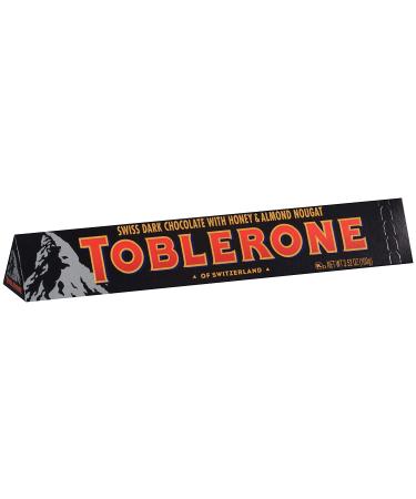 Toblerone Swiss Dark Chocolate with Honey & Almond Nougat - 20 Pack, 3.5 oz Bars - Buy Online on GoSupps.com