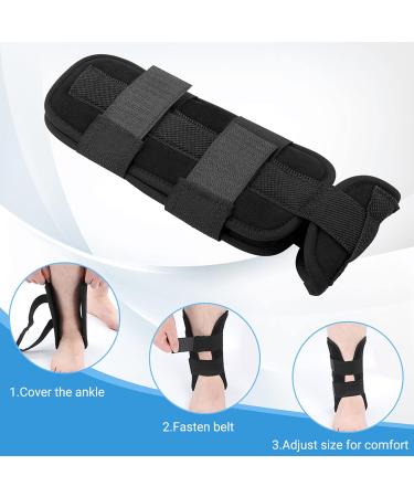 Aircast Ankle Orthosis - Left Rail & Right Support for Ligament Tear | Breathable Ankle Bandage & Protection - Buy Online on GoSupps.com