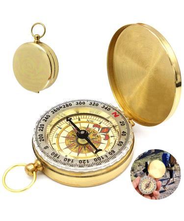 WELLXUNK Compass Navigation Compass Portable Waterproof Compass with Luminous Numbers for Camping Hiking and Other Compass Outdoor