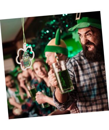 ABOOFAN 4 Boxes Wooden Patrick's Wall Exquisite Decors Wood Pendants Adorable Party Festival St of Hanging - Buy Online on GoSupps.com