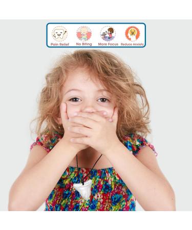 Chew Toys for Kids with ADHD & Autism - Safe Food Grade Silicone 5 Pack | Ideal for Boys & Girls - Buy Online on GoSupps.com