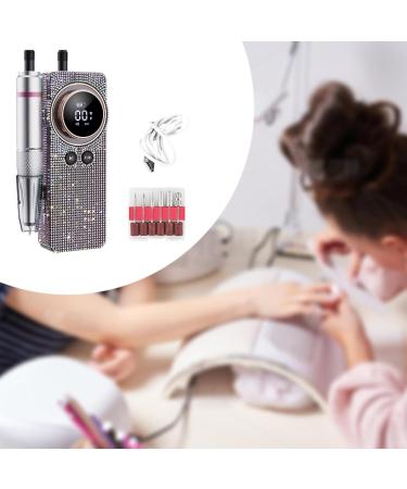 Colcolo Portable Nail Drill Cordless Nail File Set 50W Quiet Salon Home Use Professional Rechargeable for Drill Sharpening Carving - Buy Online on GoSupps.com