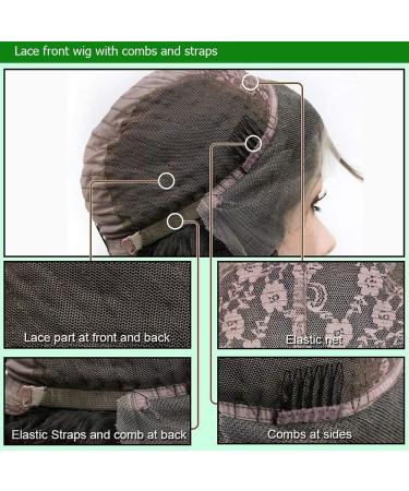 Topwigy 24 Ombre Red Long Straight Synthetic Hair Wig | Heat-Resistant Lace Front Wig for Black Women with Black Roots - Buy Online on GoSupps.com