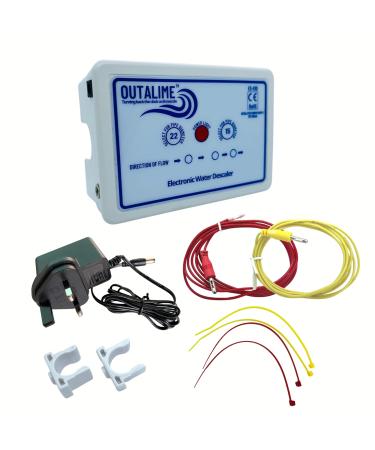 OutaLime Electronic Water Softener - Salt free System Descaler and inhibitor for the complete home breaks down existing limescale and prevents further build up for a more efficient water system.