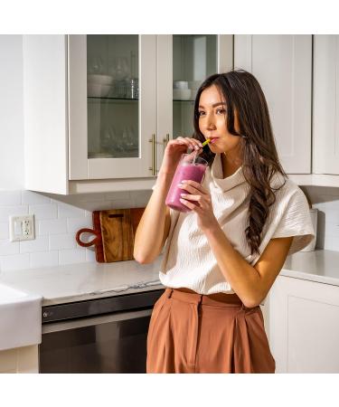 Softy Straws Stainless Steel Reusable Drinking Straws with Silicone Tips - 9 Long Metal Straws for Tumblers - Includes Cleaners and Carrying Case - Assorted Colors - Buy Online on GoSupps.com