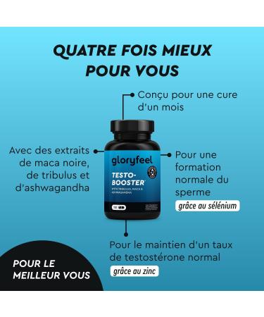 Testosterone Homme Booster Extra Hautement Dos - Maca (20:1) Tribulus Terrestris (25:1) 500mg Fenugrec Ginseng Citrulline Ashwagandha & Plus - 120 g lules v ganes pour Hommes et Femmes - Buy Online on GoSupps.com