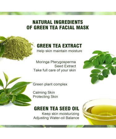 mercham Peel Off Face Masks Green Tea Deep Cleanse Mask Blackhead Remover Mask Hydrating Moisturising Acne Removing Natural Plant Extracts Peel Off Face Masks Skincare for All Skin Types 40ML - Buy Online on GoSupps.com