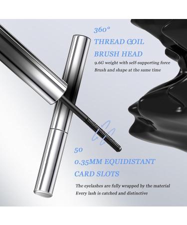 Blauza Iron Wand Mascara Sheglow - Iron Wand Mascara Iron Wand Mascara Metal Mascara Mascara 3D Curling Eyelash Iron Mascara Curling Iron Mascara (2PCS Brown) - Buy Online on GoSupps.com