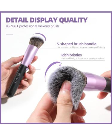 BS-MALL 18 Pcs Premium Synthetic Makeup Brush Set with 4 Pcs Makeup Sponge Set - Buy Online on GoSupps.com