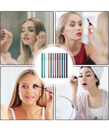 Eye Liner Pencils | Liquid Eye Pencil with 12 Colors Easy Removal Eye Makeup Supplies Long Lasting for Music Festival Performance Daily - Buy Online on GoSupps.com