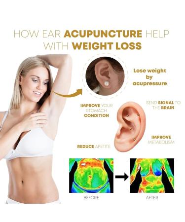 Lunamagic Moonstone Magnetic Therapy Earrings | Lymphatic Activation & Detox | Non-Piercing Shiatsu Slimming Earrings for Men & Women (2 Pair) - Buy Online on GoSupps.com