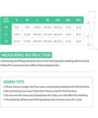 Women's Beige M Compression Pantyhose 20-30mmHg - Opaque, Closed Toe, Firm Support for Swelling, Edema, Varicose Veins - Buy Online on GoSupps.com