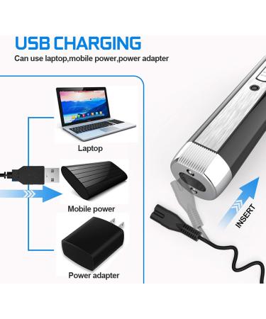 Buy 4-in-1 Ear & Nose Hair Trimmer for Men - USB Rechargeable Waterproof Facial & Eyebrow Grooming Tool - Buy Online on GoSupps.com