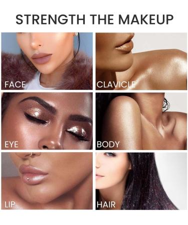  Pemarlis Shimmer Body Oil Body Illuminator Face Illuminator Body Illuminator Glitter Liquid Oil Body Cream with Glitter Moisturizing and Shine - Buy Online on GoSupps.com