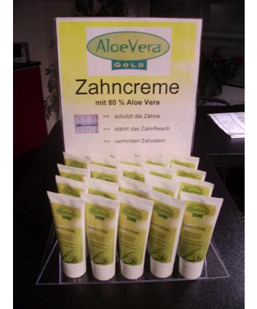 Aloe Vera Gold Toothpaste 75 ml - Natural Whitening & Refreshing | International Shipping - Buy Online on GoSupps.com